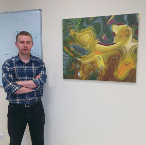 Absurd Room - original abstract art by Dan Ciocanu Absurd Room - original abstract art by Dan Ciocanu