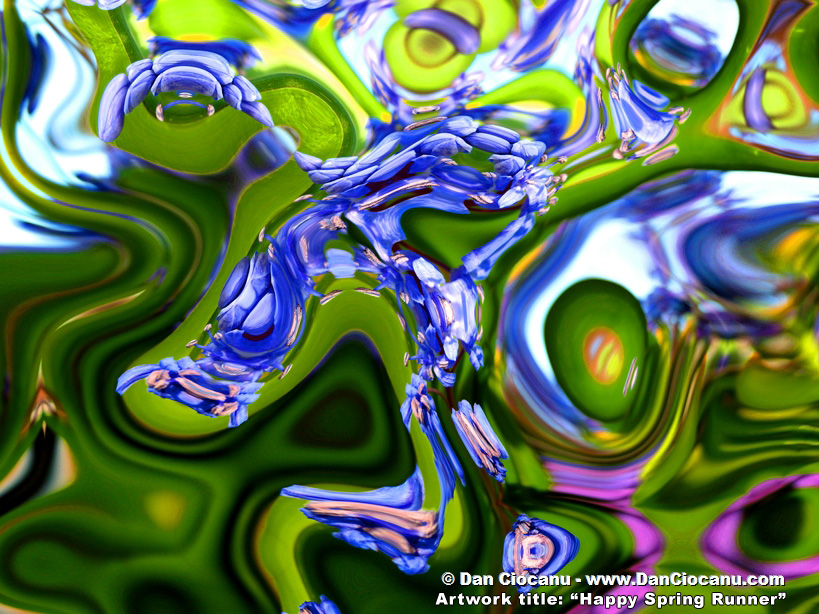 Spring Runner - original abstract art by Dan Ciocanu Spring Runner - original abstract art by Dan Ciocanu